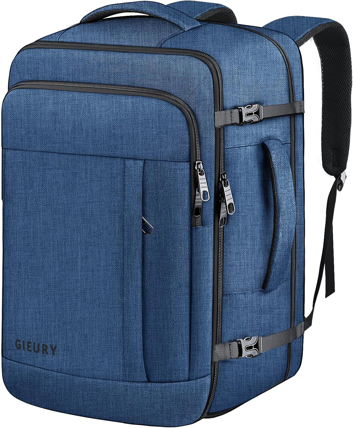 50l backpack laptop Gieury Expandable Carry On Backpack, 50L Blue