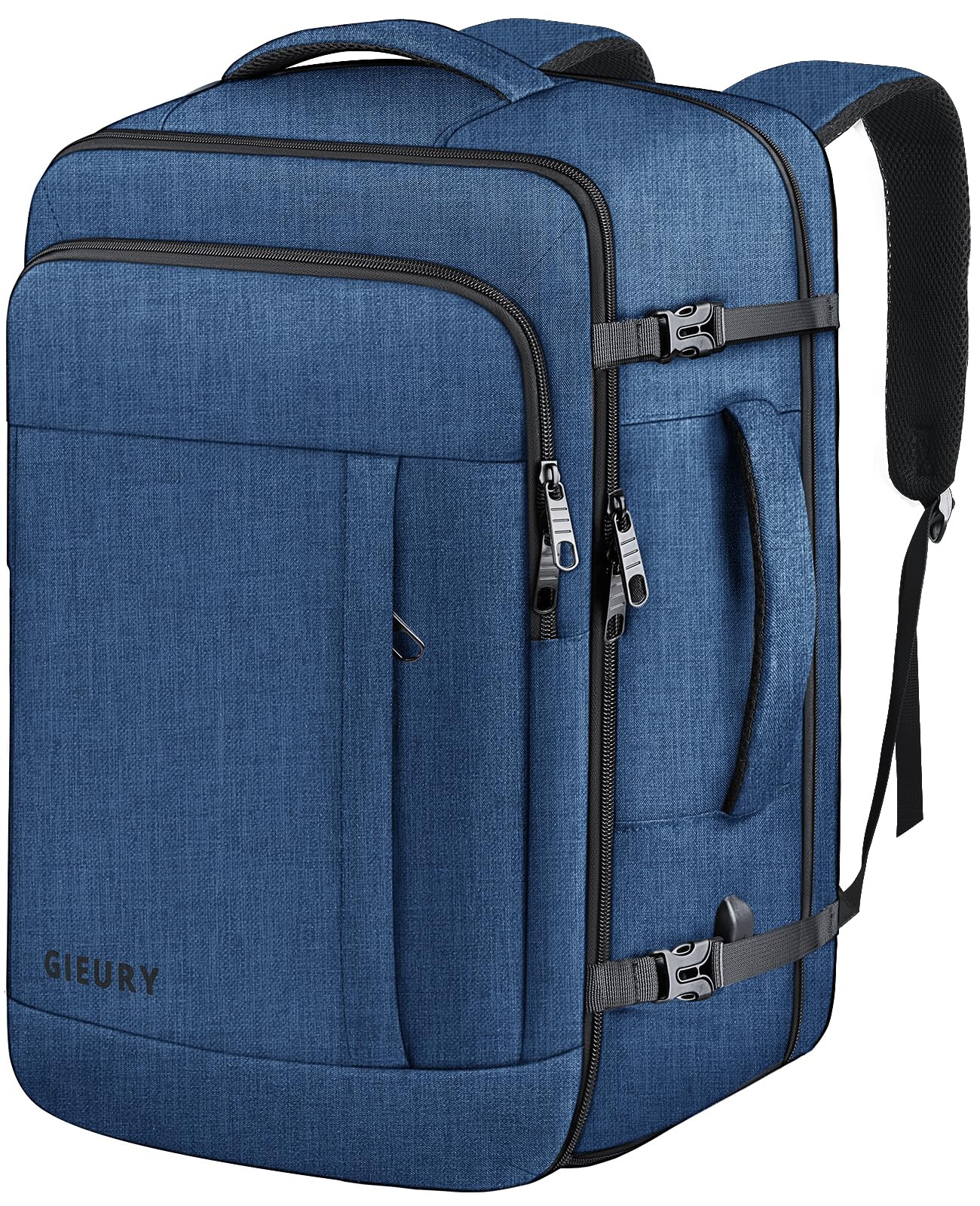 Gieury Expandable Carry On Backpack, 50L Blue